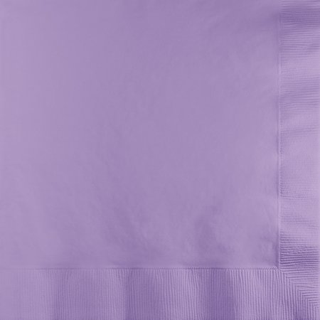 TOUCH OF COLOR Luscious Lavender Dinner Napkins 3 ply, 8.5"x8", 250PK 59193B